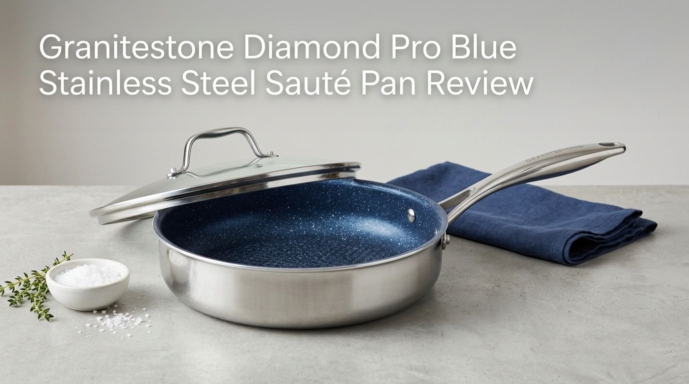 Granitestone Diamond Pro Blue Stainless Steel Sauté Pan Review 2026