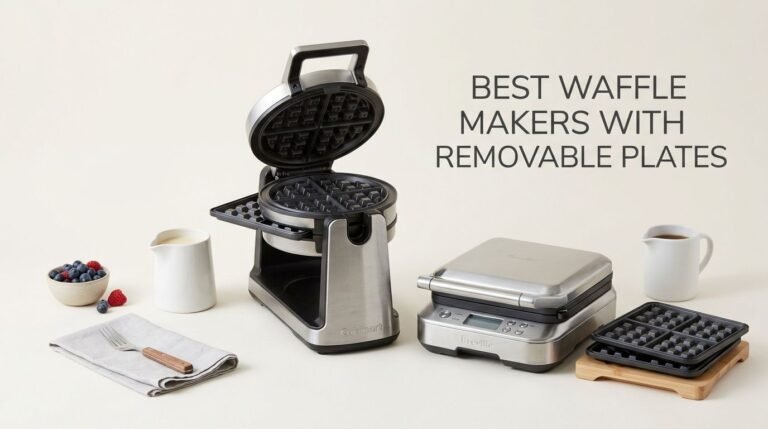 12 Best Waffle Makers with Removable Plates for Easy Cleanup in 2026