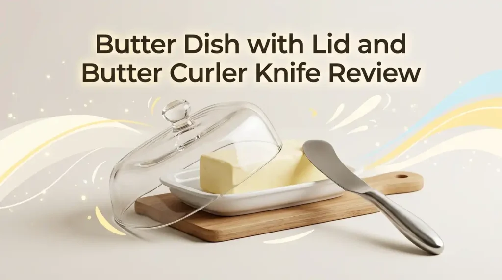 Butter Dish with Lid and Butter Curler Knife Review Butter Dish with Lid and Butter Curler Knife Review
