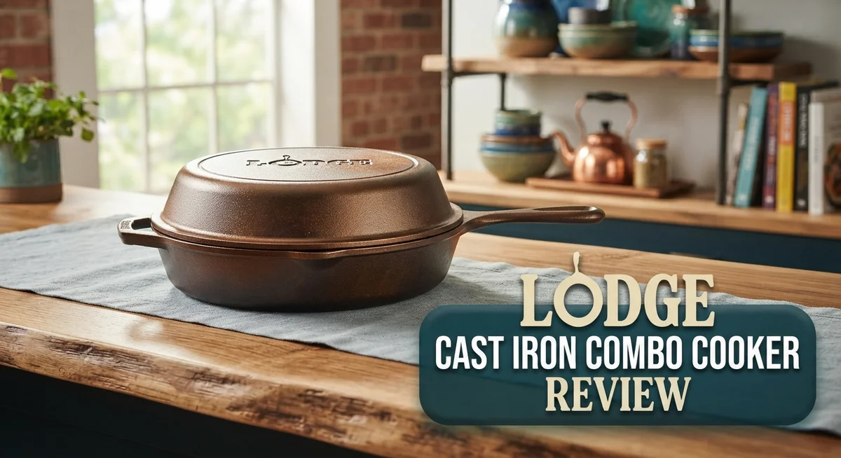 Lodge Cast Iron Combo Cooker Review: 3-in-1 Versatile Cookware