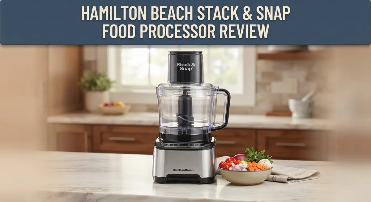 Hamilton Beach Stack & Snap Food Processor Review 2026